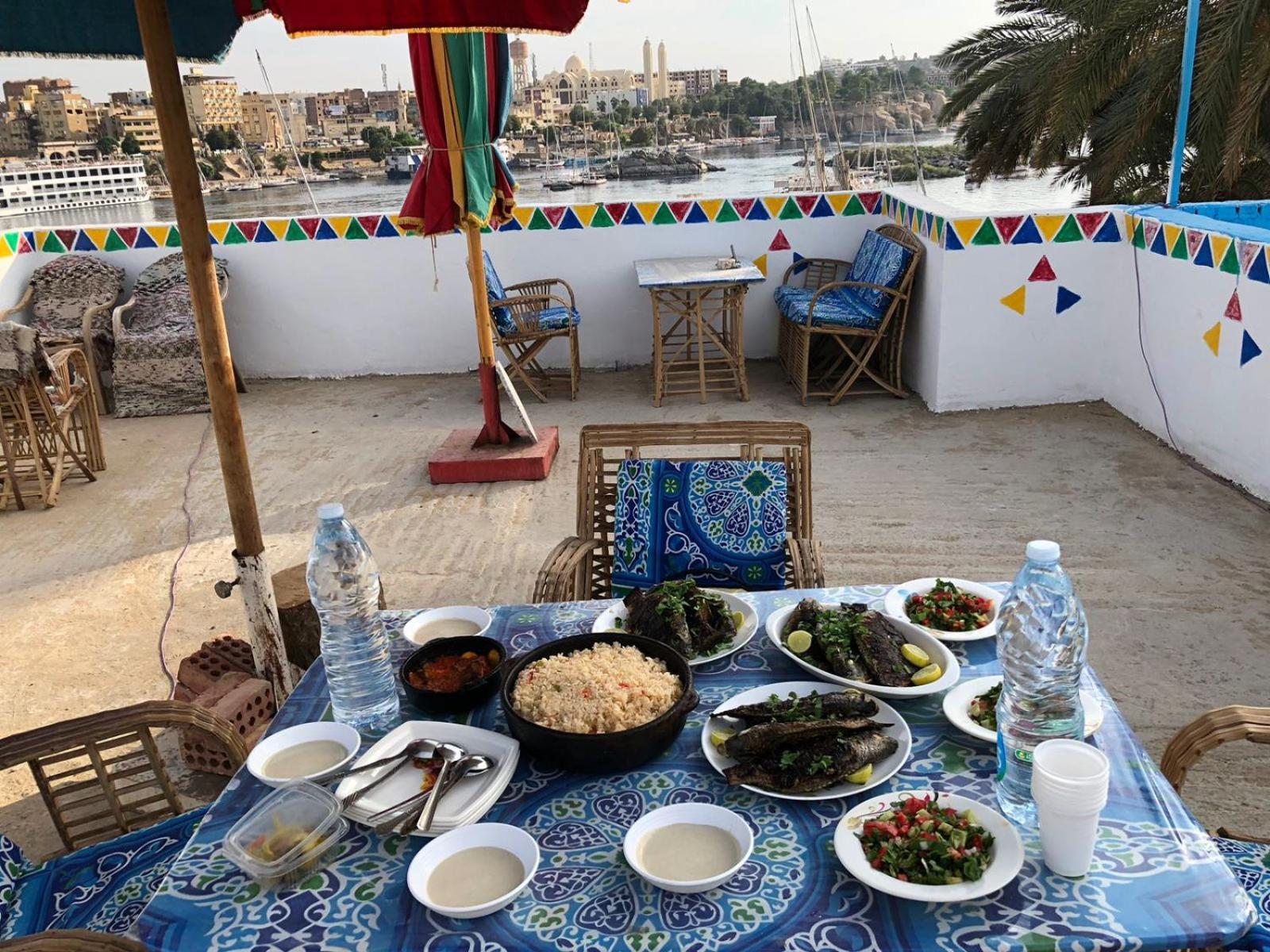 אסואן Mostafa Jamaica Guesthouse חדר תמונה